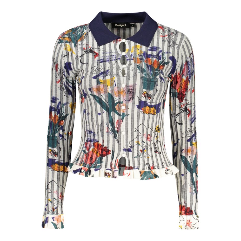 Desigual White Viscose Women's Sweater