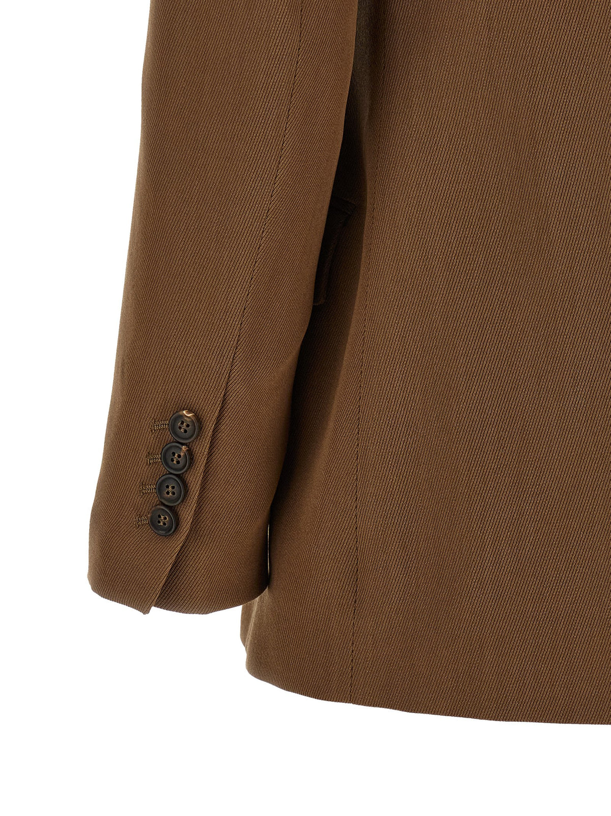 Brunello Cucinelli Brown Virgin Wool Blazer