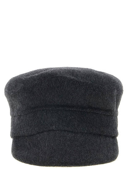 P.A.R.O.S.H. Gray Wool Fatcap Hat