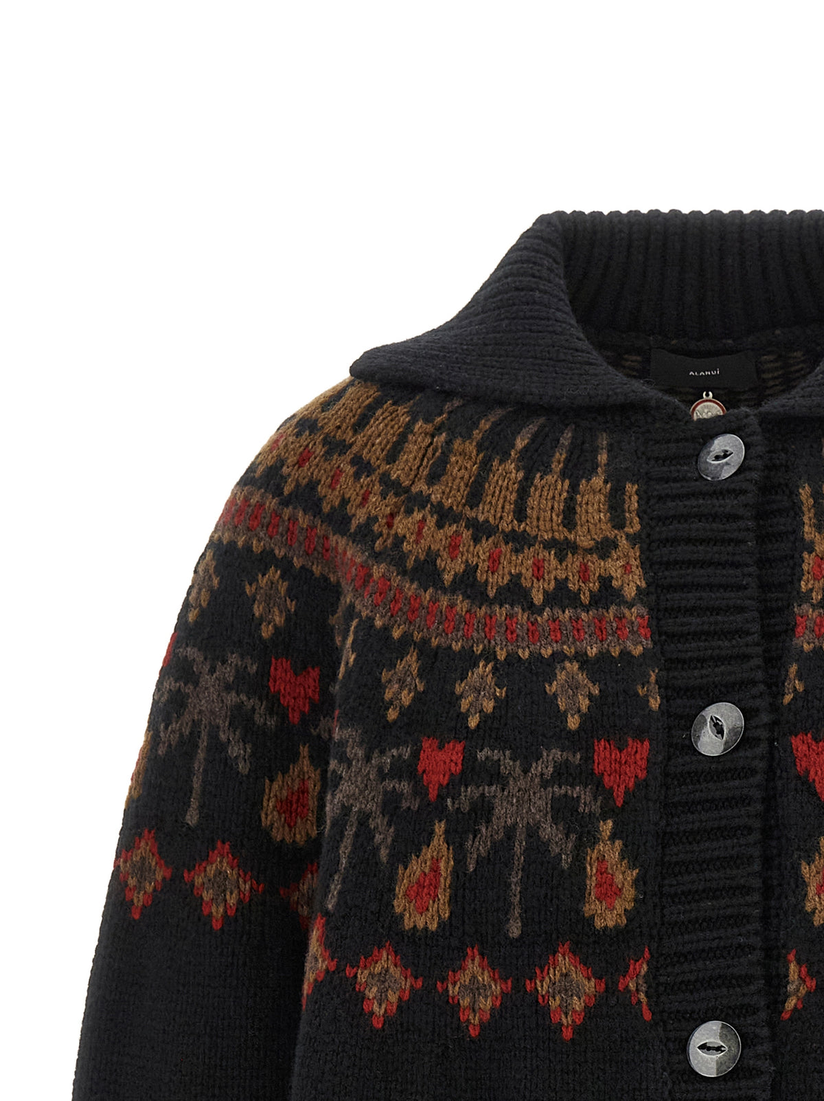 Alanui Multicolor Virgin Wool Cardigan