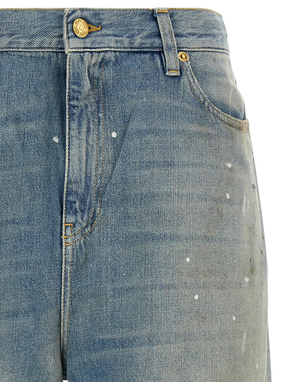 Golden Goose Blue Cotton Boyfriend Jeans