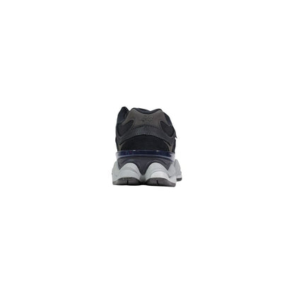 New Balance Black Suede Leather Chunky Sneakers