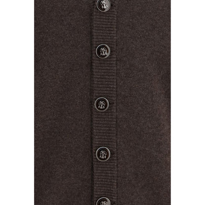 Brunello Cucinelli Brown Cashmere Cardigan