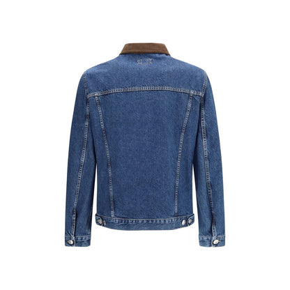Brunello Cucinelli Blue Cotton Denim Jacket