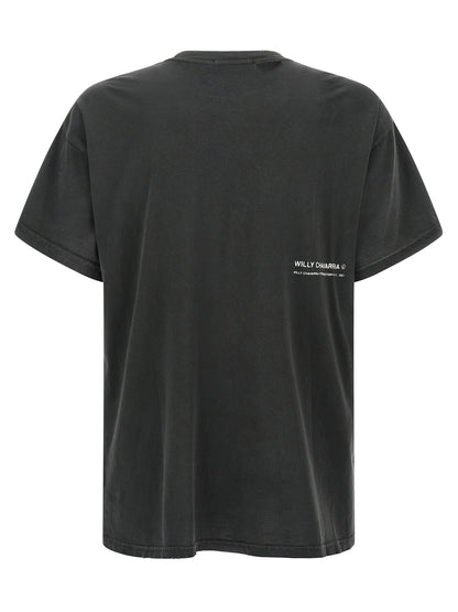 WILLY CHAVARRIA Black Cotton T-Shirt