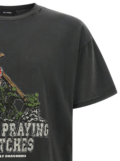 WILLY CHAVARRIA Black Cotton T-Shirt