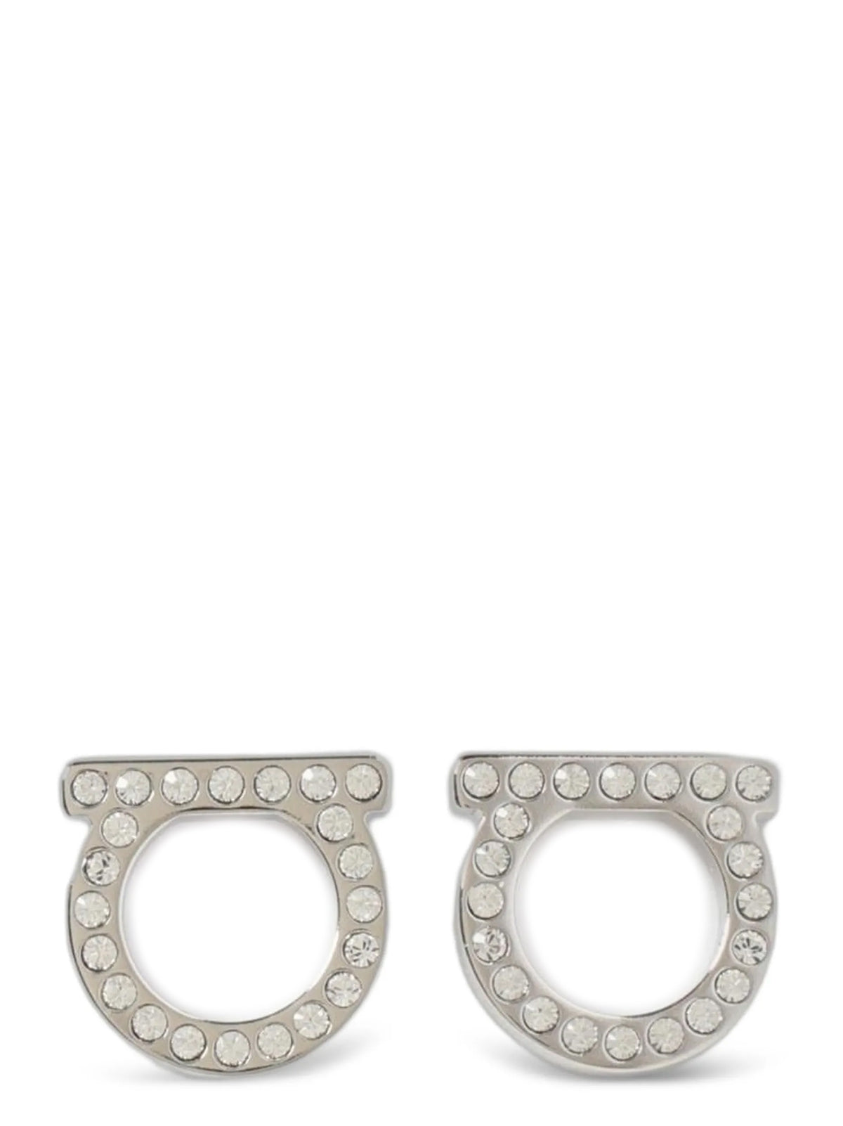 Ferragamo Silver Brass Earrings