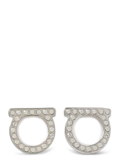 Ferragamo Silver Brass Earrings