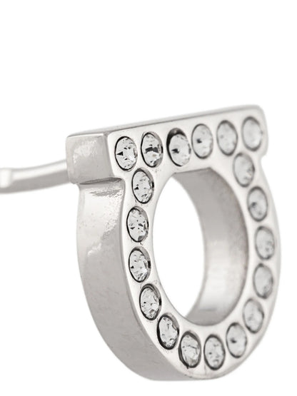 Ferragamo Silver Brass Earrings