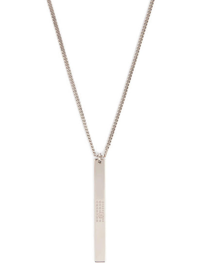 MM6 Maison Margiela Silver Brass Necklace