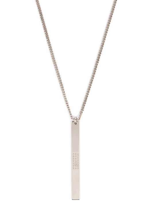 MM6 Maison Margiela Silver Brass Necklace