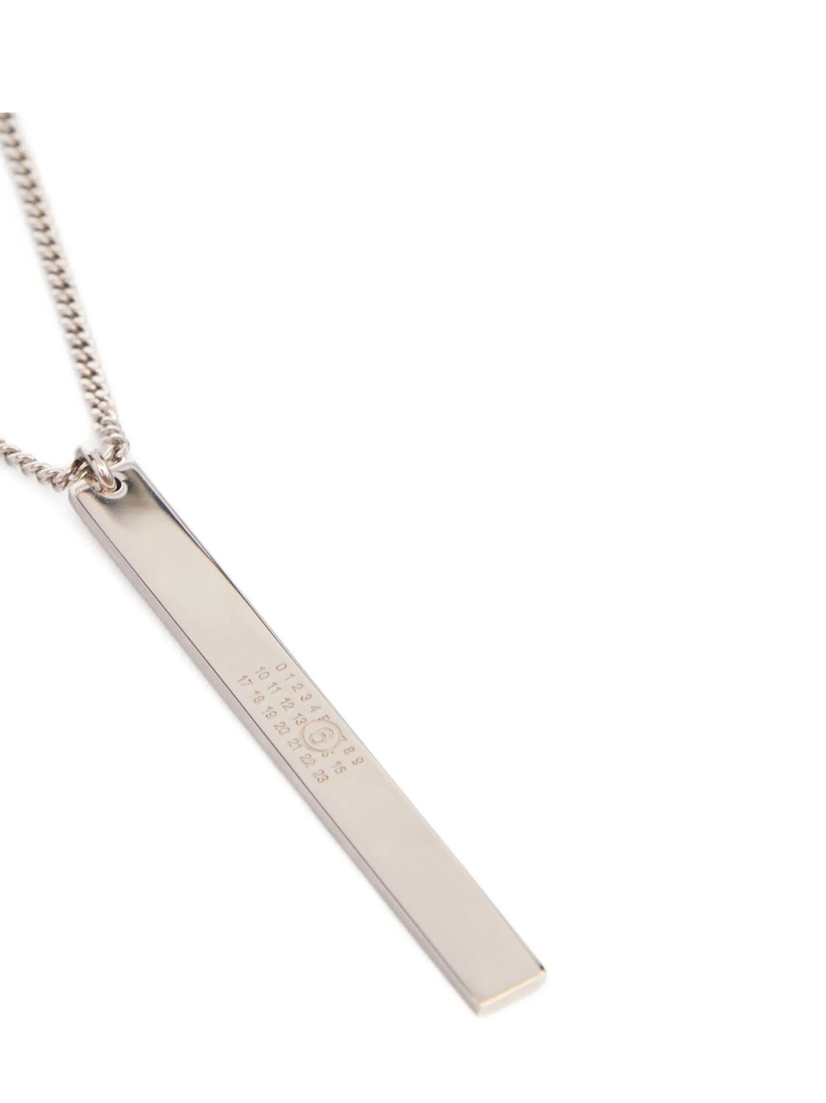 MM6 Maison Margiela Silver Brass Necklace