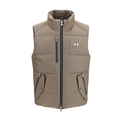 Moose Knuckles Beige Cotton Sleeveless Jacket
