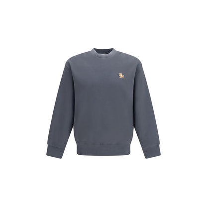 Maison Kitsuné Gray Organic Cotton Sweatshirt