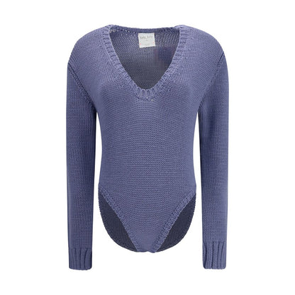 Forte_Forte Purple Wool Oves Aries Bodysuit