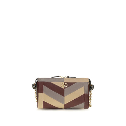 Valentino Garavani Multicolor Napa Leather / Calf Bos Taurus Shoulder Bag