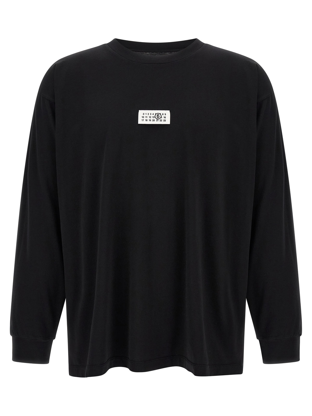 MM6 Maison Margiela Black Cotton T-Shirt