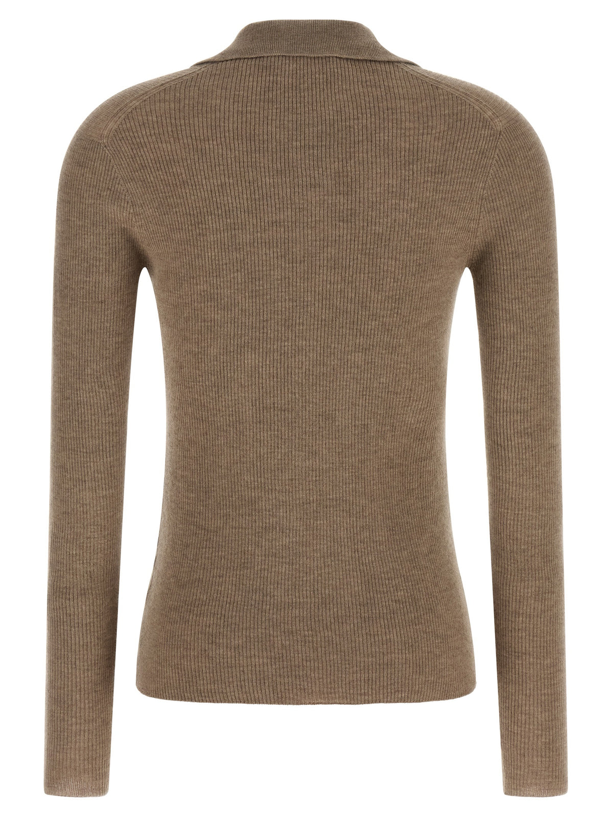 Max Mara Beige Cashmere Polo Shirt