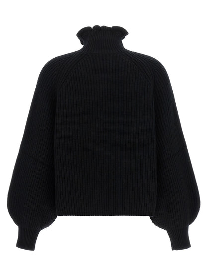 Max Mara Black Wool Cardigan