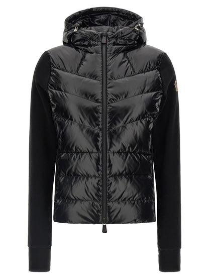 Moncler Grenoble Black Polyamide Cardigan