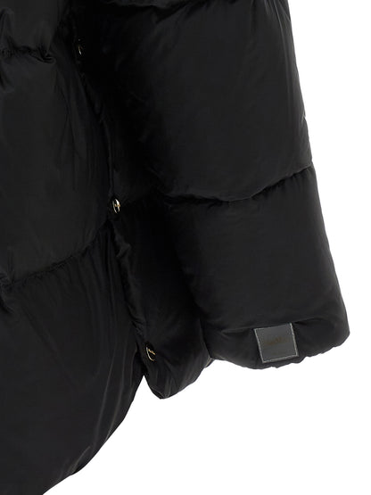 Max Mara Black Polyamide Full-Length Jacket