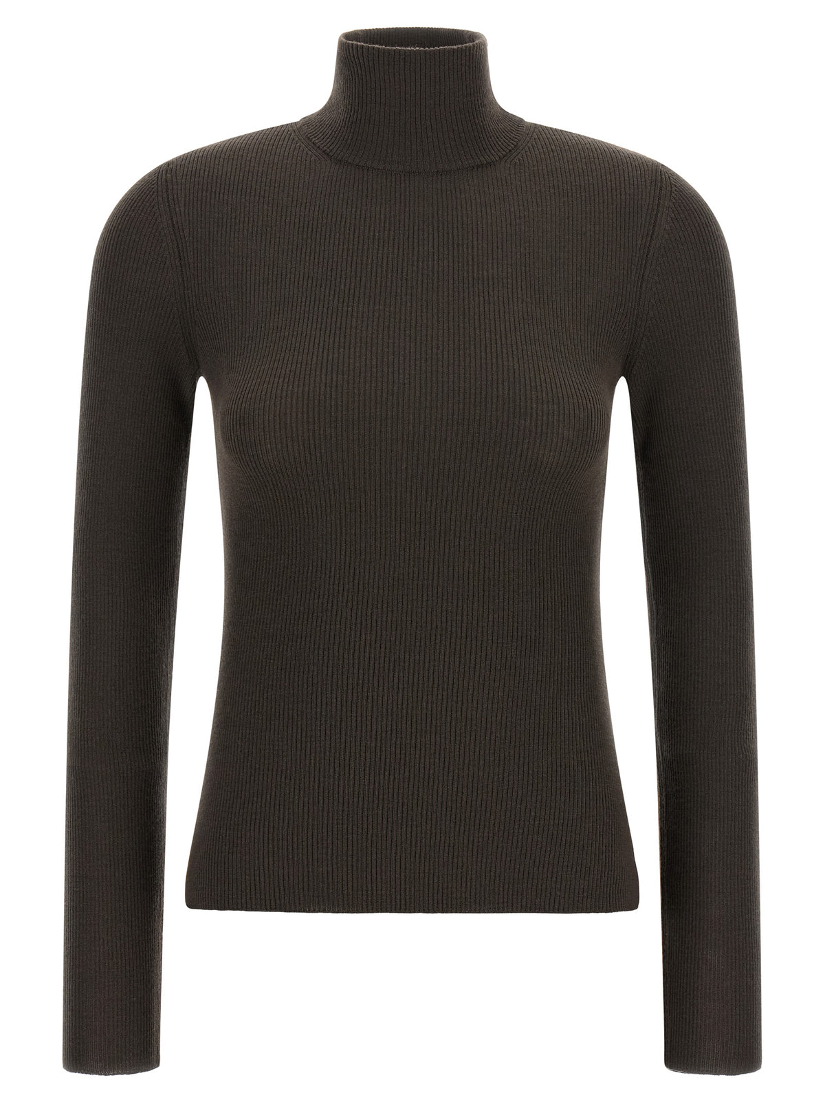 Max Mara Brown Virgin Wool Cardigan