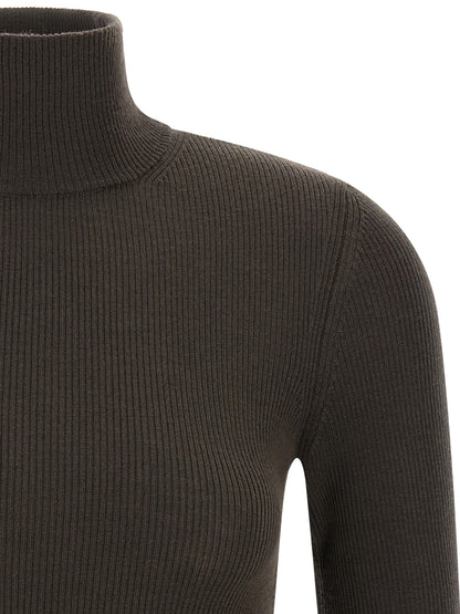 Max Mara Brown Virgin Wool Cardigan