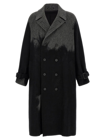 Yohji Yamamoto Gray Wool Coat