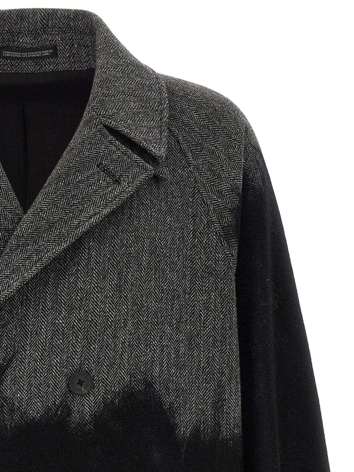 Yohji Yamamoto Gray Wool Coat