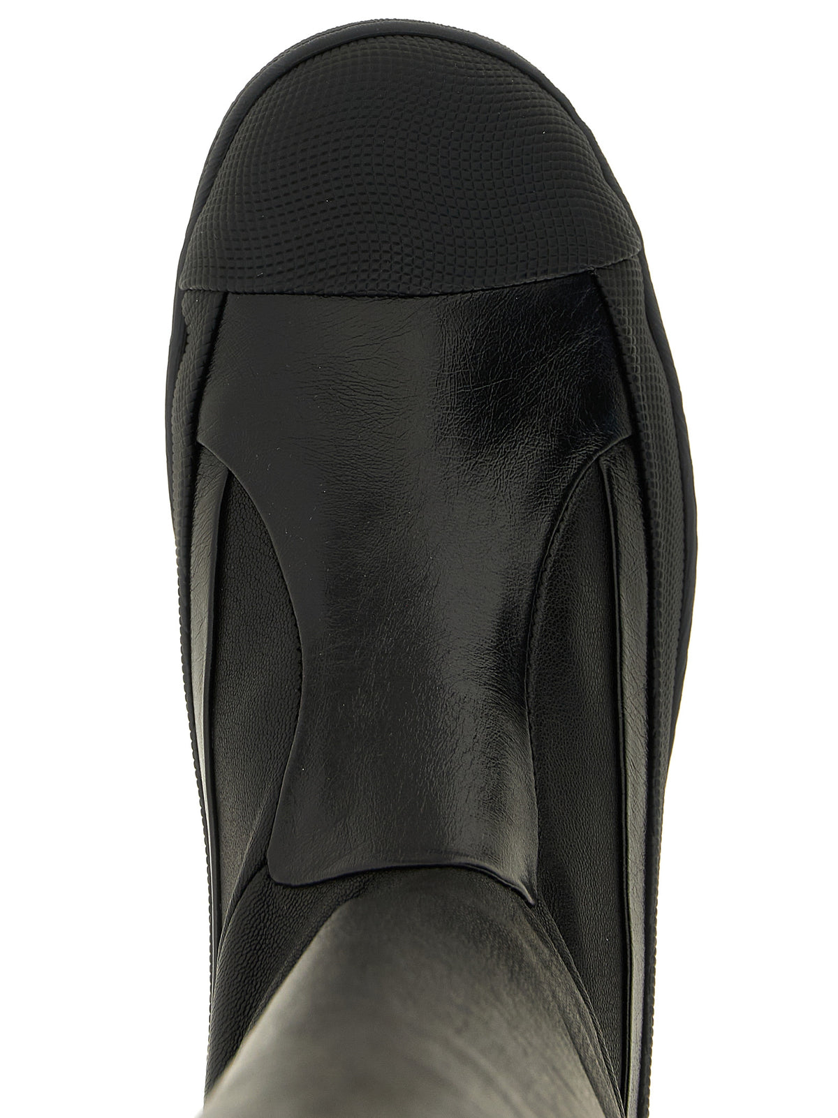 Kiko Kostadinov Black Leather Over The Knee