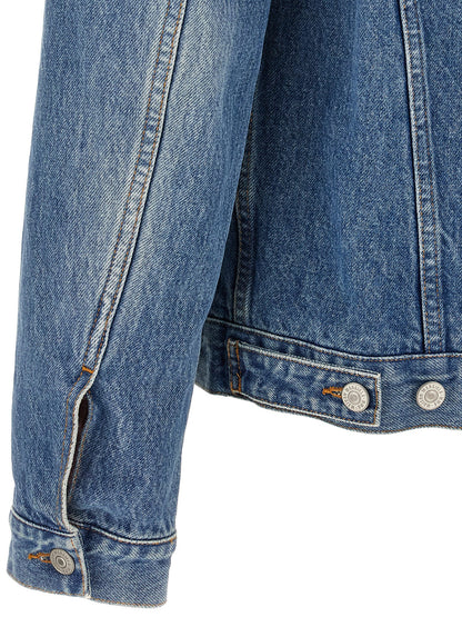 MM6 Maison Margiela Blue Cotton Denim Jacket