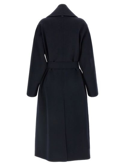'S Max Mara Blue Wool Coat