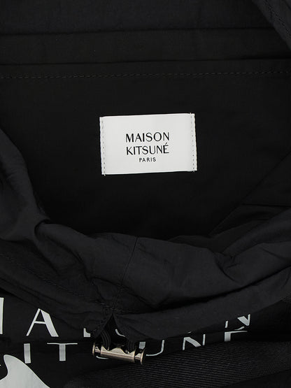 Maison Kitsuné Black Nylon Tote Bag