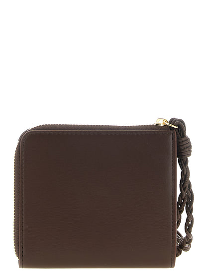 Jil Sander Brown Calfskin Cardholder