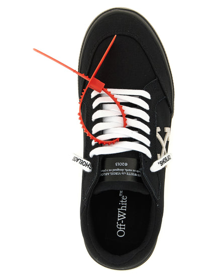 Off-White Bicolor Cotton Low Top Sneakers