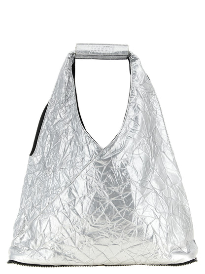 MM6 Maison Margiela Silver Polyethylene Tote Bag
