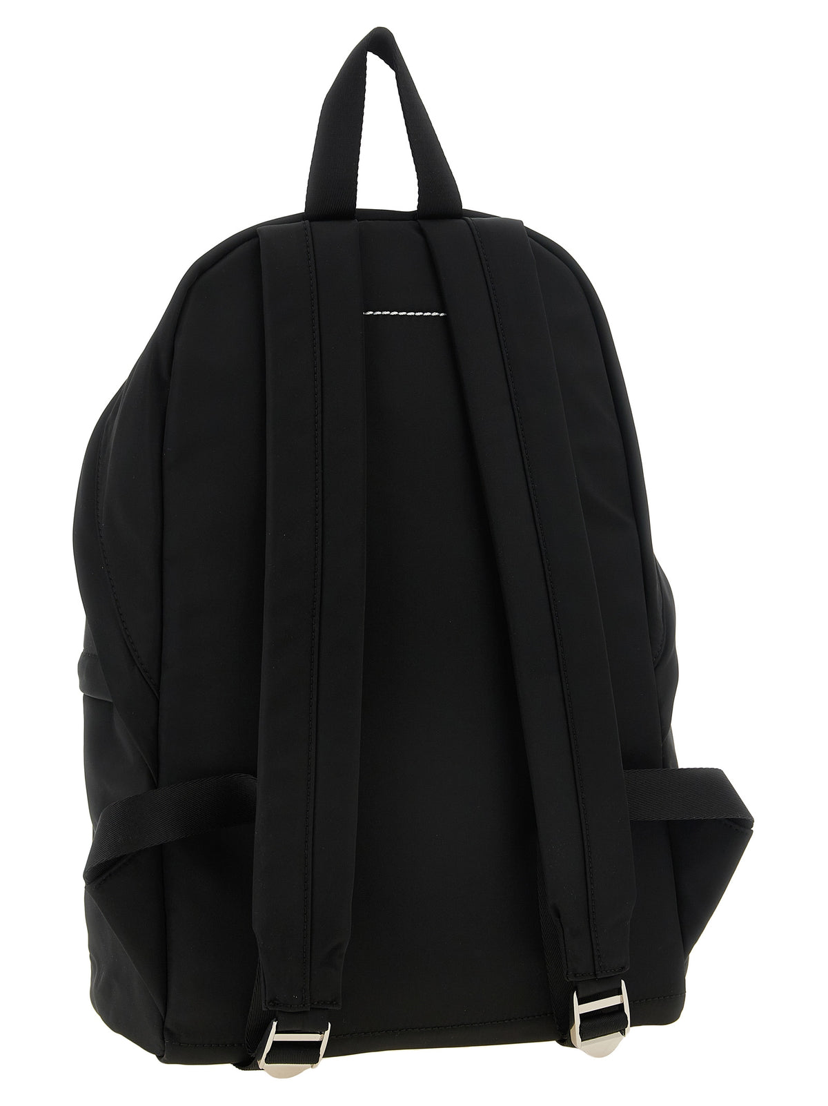 MM6 Maison Margiela Black Polyamide Backpack