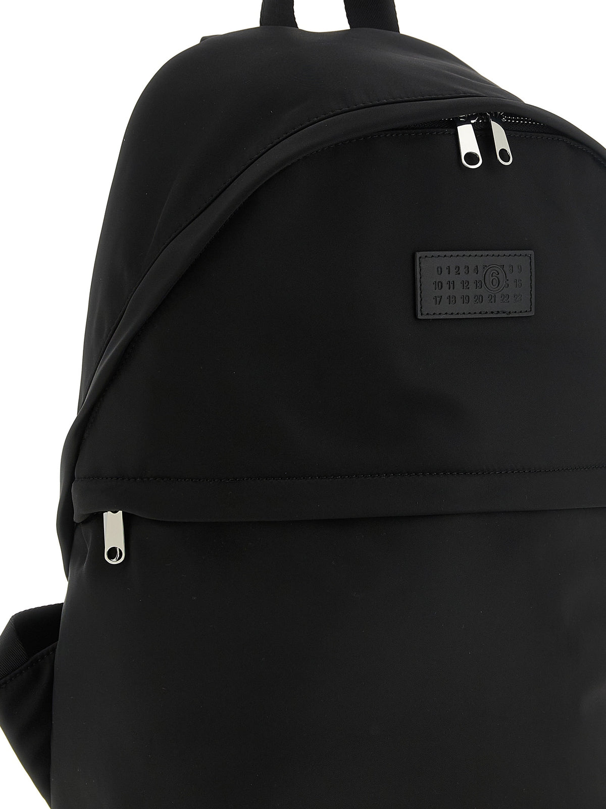 MM6 Maison Margiela Black Polyamide Backpack