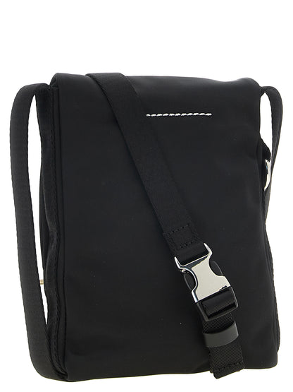 MM6 Maison Margiela Black Polyamide Crossbody Bag