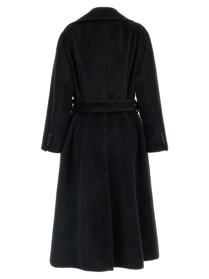 Dolce & Gabbana Black Wool Coat
