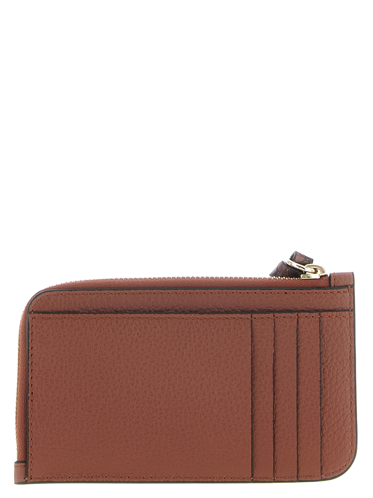Chloé Brown Calfskin Cardholder