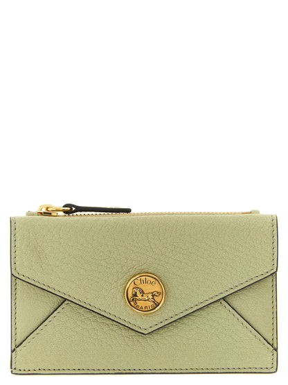 Chloé Bicolor Goatskin Cardholder