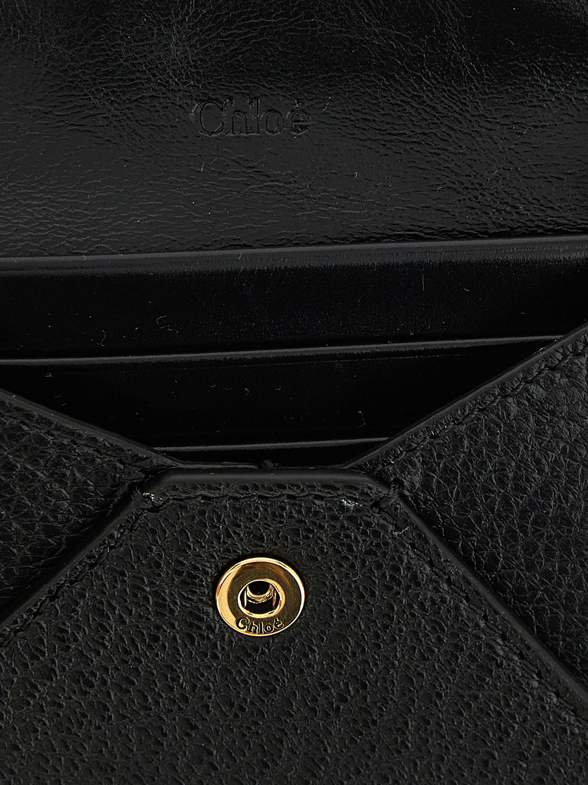 Chloé Black Goatskin Cardholder