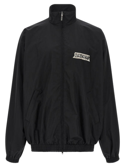 Balenciaga Black Cotton Sweatshirt