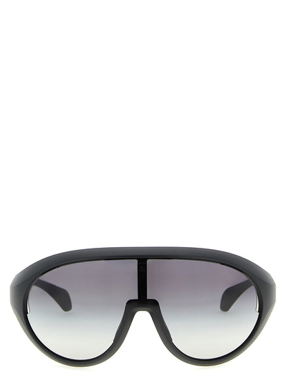 Rick Owens Black Nylon Sunglasses