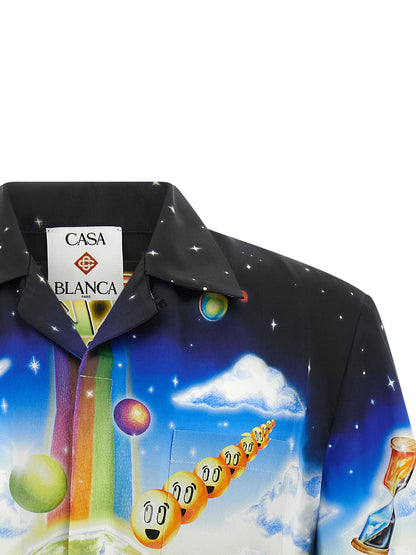 Casablanca Multicolor Silk Blouse