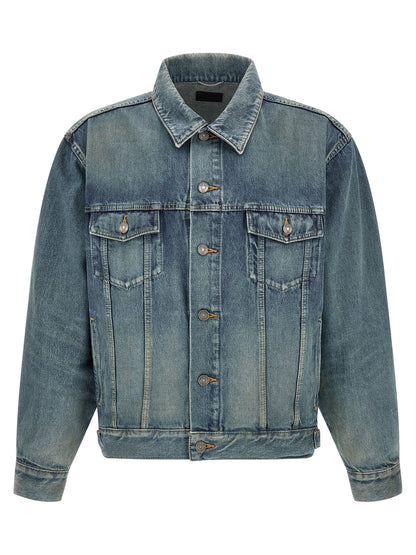 Saint Laurent Blue Cotton Denim Jacket