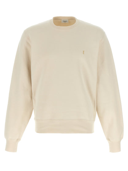 Saint Laurent Beige Cotton Sweatshirt