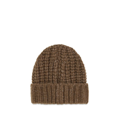 Moncler Grenoble Brown Alpaca Vicugna Pacos Beanie