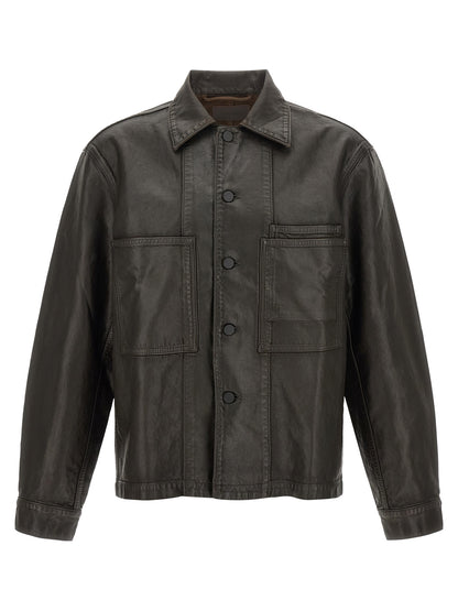 Lemaire Brown Cotton Jacket
